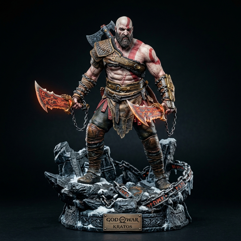 Kratos God of War Figür